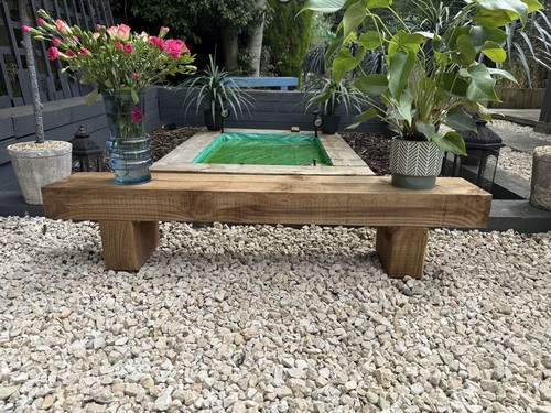Wooden treated rustic garden - wooden,