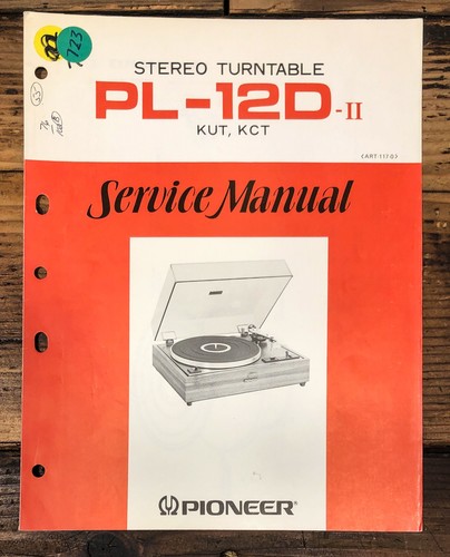 Pioneer 12d mk2 - mk2, -12d