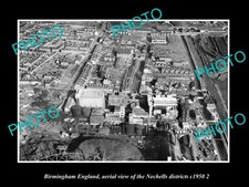 Birmingham England Aerial View Of Nechells c1950 3 Old Large Historic Photo