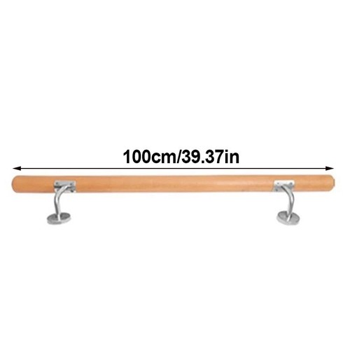 100cm wall mounted handrail - mounted,