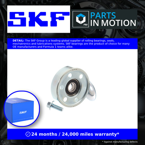 Aux belt idler - pulley, fits