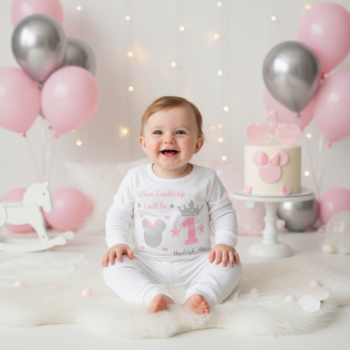 Baby girl personalised white - baby,