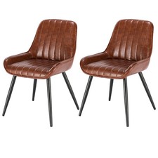 2/4/6x Dining Chairs Faux