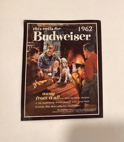 This calls for budweiser beer - for,