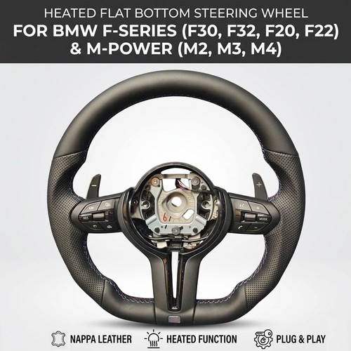 Heated flat bottom steering - heated,