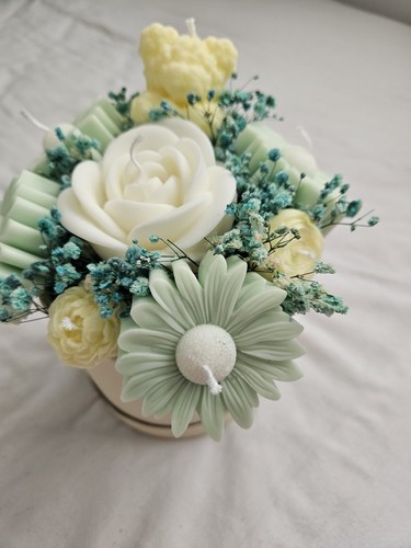 Fragrances soy candle - soy, flower