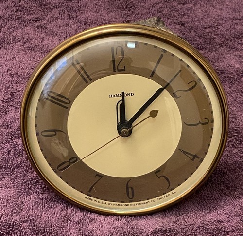 Vintage hammond electric clock - vintage,