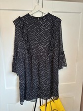 Topshop Polka Dot Chiffon