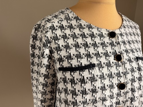 Black white checked - black,