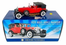 Franklin/Danbury mint 1:24 1929 Rolls-Royce Cabriolet DeVille classic model 118