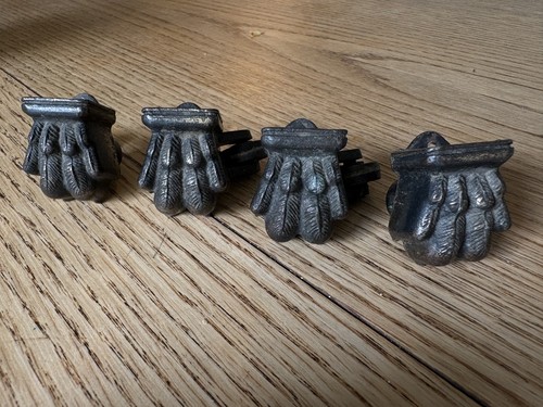 Set brass lions claw - set,