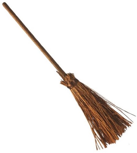 Dolls house besom broom - house,