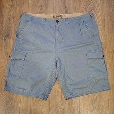 Mantaray Cargo Shorts Mens W40 Blue 100% Cotton Combat 