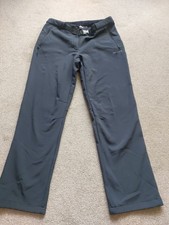 ladies walking trousers size 14 Peter Storm Black Warm Fleece Lined Excellent Co