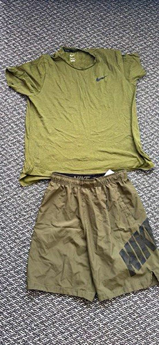 Nike men green - green, 2pc