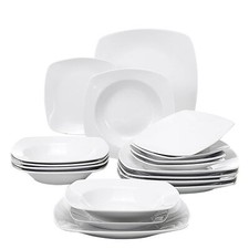 MALACASA Julia 18pc White