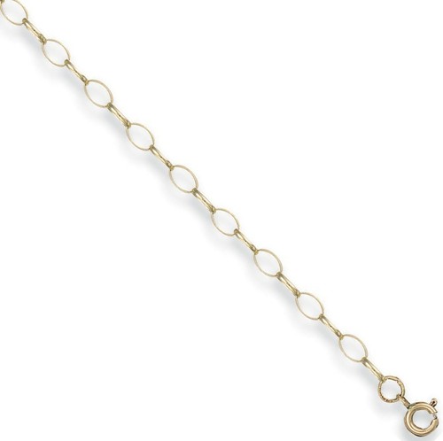 61cm 4mm thick 9ct - 24", gold
