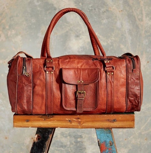 Leather genuine travel bag - leather,