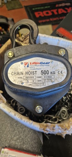 Chain tackle 500kg 6mts heavy - chain,