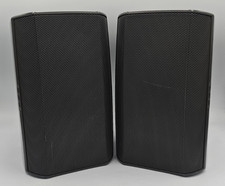 2x QSC AD-S4T Speakers Dark Grey - Used - With Mounts - Not Plug & Play
