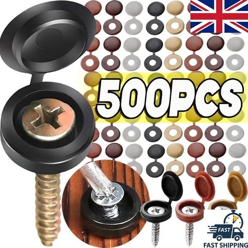 500pcs hinged screw cover - 500pcs,