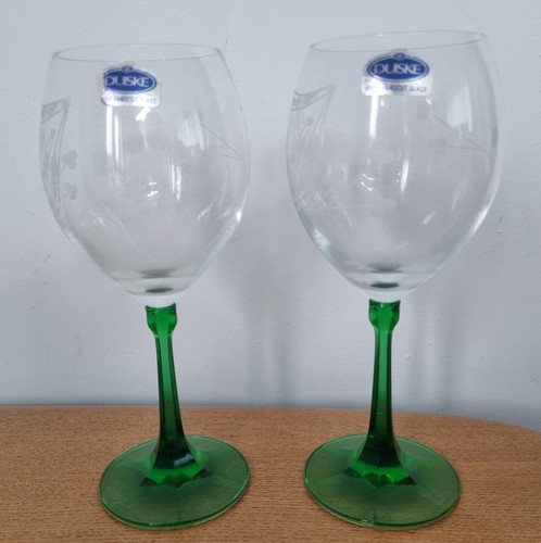 Duiske irish etched wine - duiske,