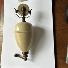 Original Antique Ceramic Pull-Down Counter Weight LIGHT Fitting