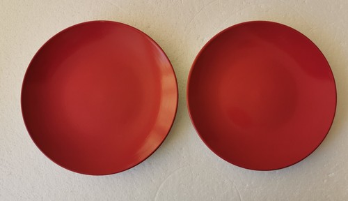 Habitat red side plates - x,