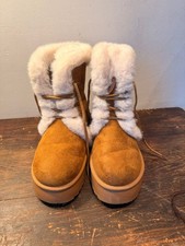 Faux Fur Brown Boots