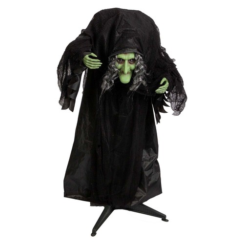 Halloween animated witch - halloween,