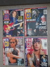 Metal Cd Magazine x4 Issues