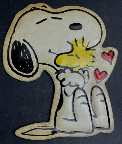 Snoopy woodstock tin sign - woodstock,