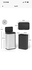 HOMCOM 45L Sensor Bin