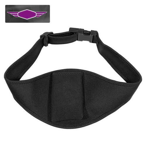 Black mic belt - black, pouch