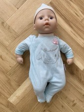 Zapf Creations Baby Annabelle doll, Soft Body With Lovely Baby Grow - Vintage