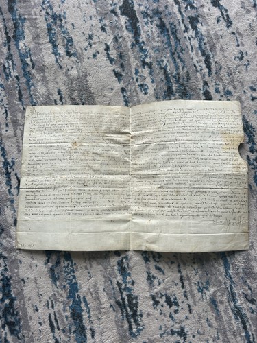 1554 deed indenture - deed, old