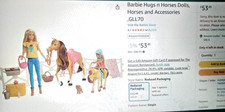 🌷Barbie Hugs n Horses