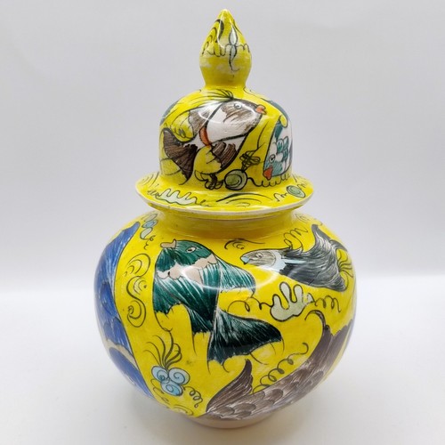 Italian maiolica ginger jar - maiolica,