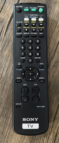 Sony y136a remote - tv,