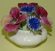 ROYAL ALBERT FLOWERS OF THE MONTH POPPY FLORAL BOUQUET  TEA SET  DINNER SERVICE