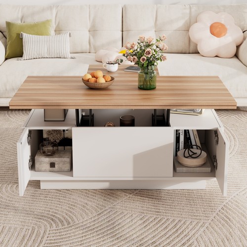 Lift top coffee table - coffee, hidden