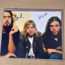 Nirvana autograph signed - ,