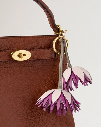 Mulberry dahlia flower - flower, keyring