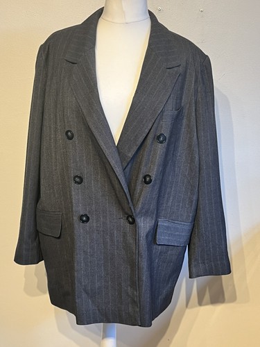 Ladies primark grey pinstripe - primark,