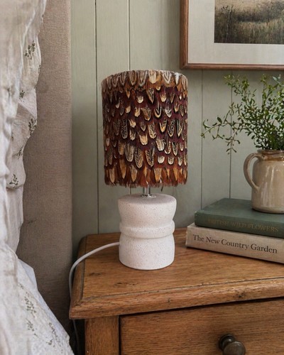 Pheasant feather table - pheasant,