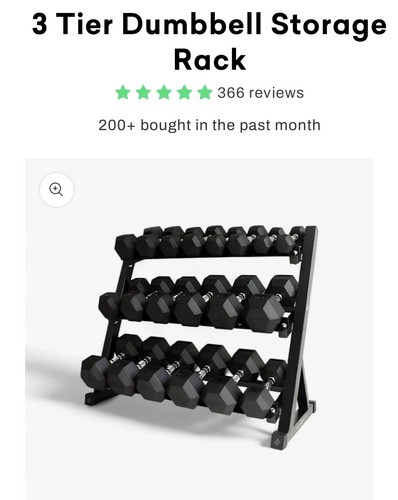 Dumbbell rack storage stand - dumbbell,
