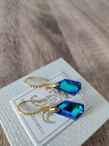 Blue earrings dyadema - dyadema, in