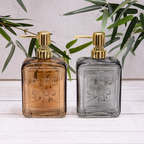 Grey brown amber soap - brown,