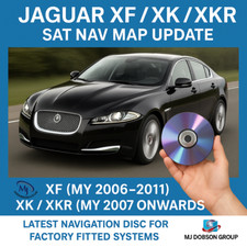 Jaguar XF XK XKR Sat Nav Disc 2020 UK Europe Map Update DVD Navigation.