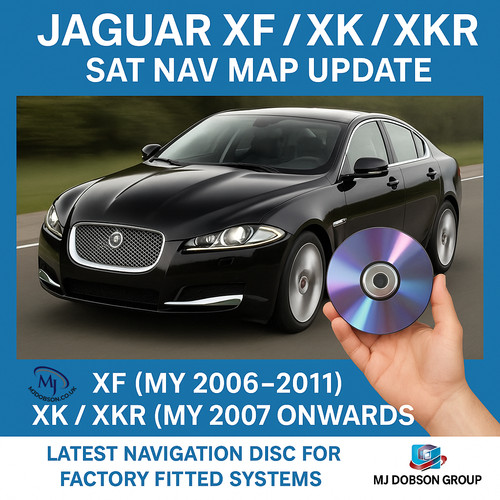 Jaguar xkr sat nav disc - xkr,